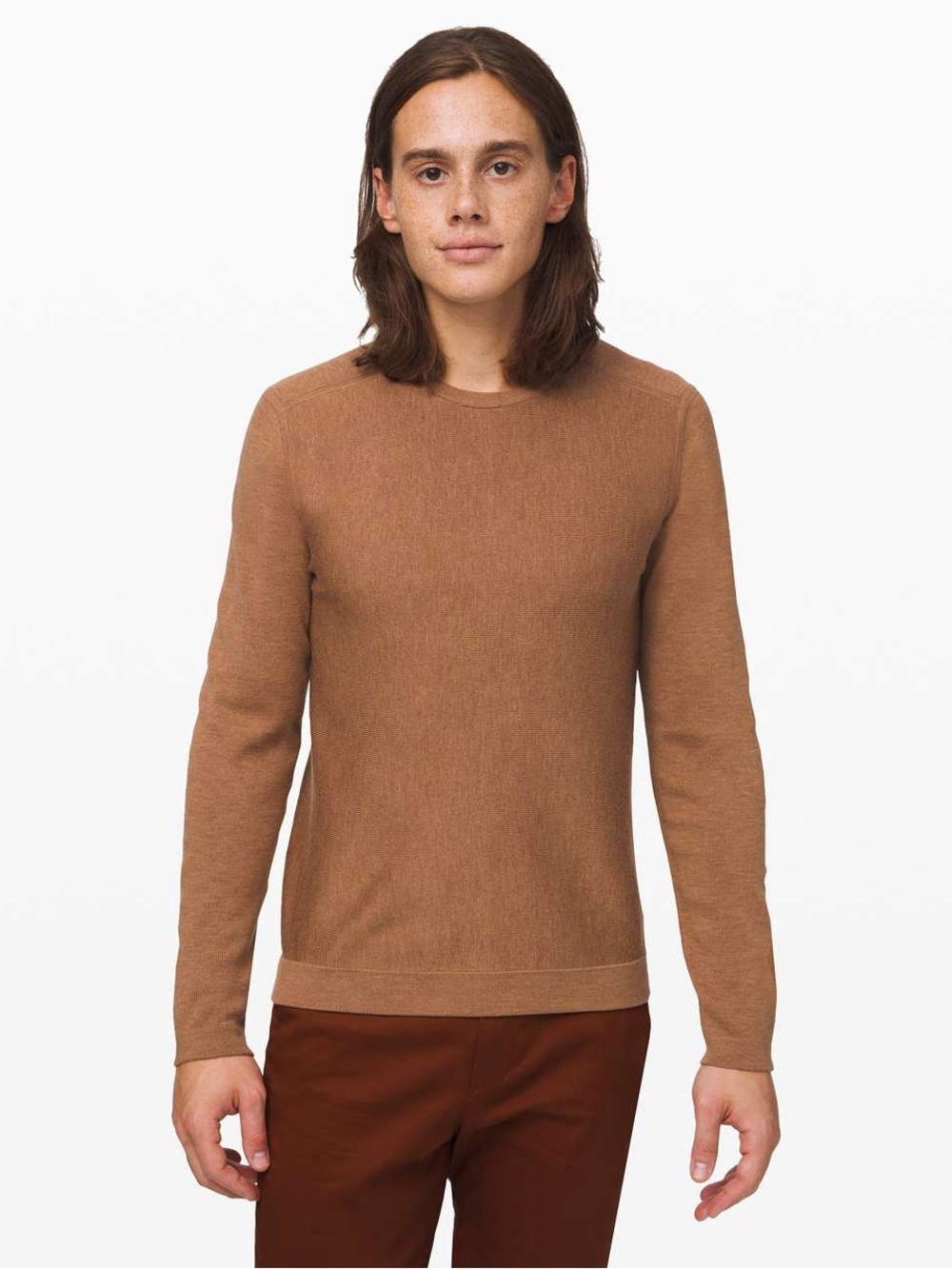 Lululemon Alpine Air Crew in Bark XL